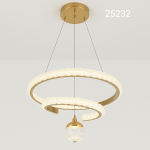 Euna Golden Ring Chandelier