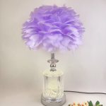 Lavanda – The Lavender Ostrich Feather Lamp