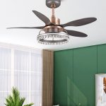 Crystal Air Decorative Under light Fan