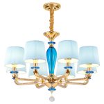Azure Elegance Chandelier