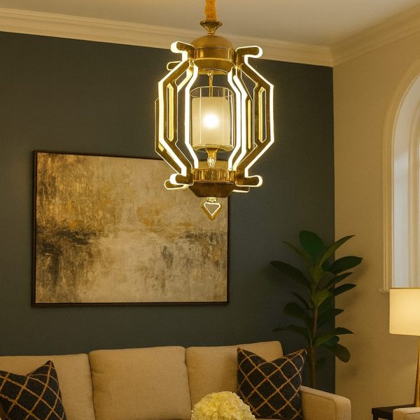 Luxe Lantern – Modern Pendant Chandelier