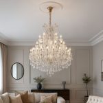 Imperial Grace Crystal Chandelier- italian Luxe