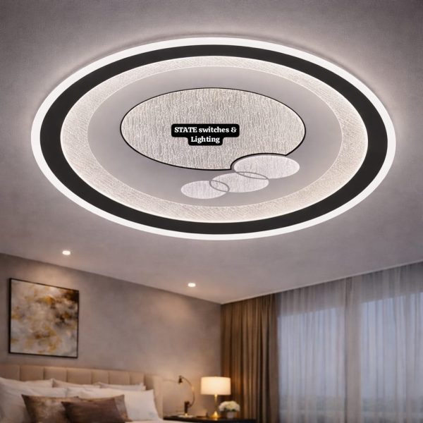 Modern LED Designer Ceiling Chandelier – Luxury Ring Design