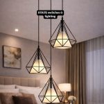 Geometric 3-Drop Pendant Light