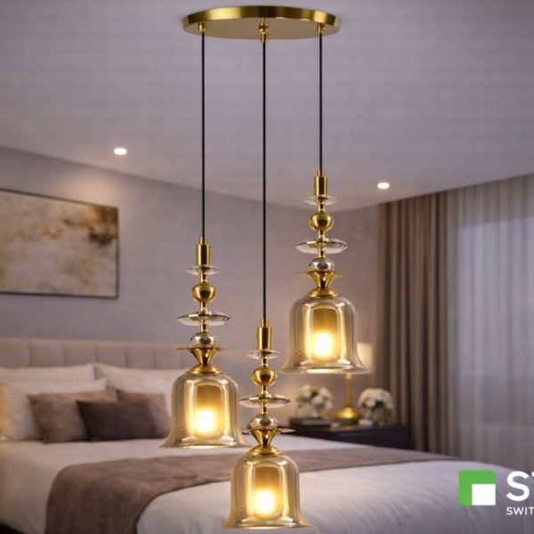 Drop Pendant Light (Classic Gold Bell Style)