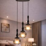 3-Drop Luxury Pendant Light – Gold & Glass Finish