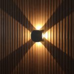 Modern LED Wall Light with Multi Beam Decorative Pattern Effect
