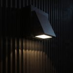 Modern Geometric LED Wall Light with Focused Downlight Effect