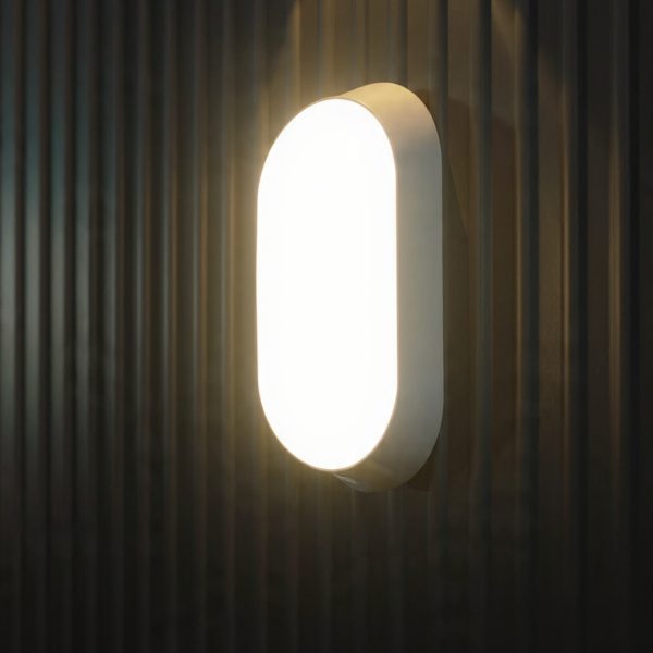 Modern  Oval LED Wall Light with Soft Diffused Ambient Glow