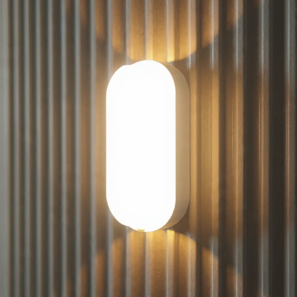 Modern Adjustable LED Wall Spotlight with Matte White Finish