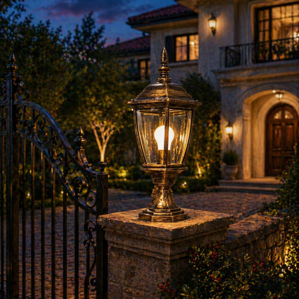 European Style Vintage Outdoor Lantern for Villas