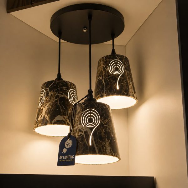 Triple Pendant Ceiling Light – Modern Designer Hanging Set