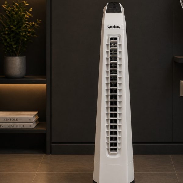 Symphony Surround JR Bladeless Tower Fan – Slim, Safe & Powerful Cooling