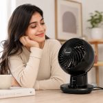Goldmedal Zyro Osc 180 mm Personal Table Fan – Black